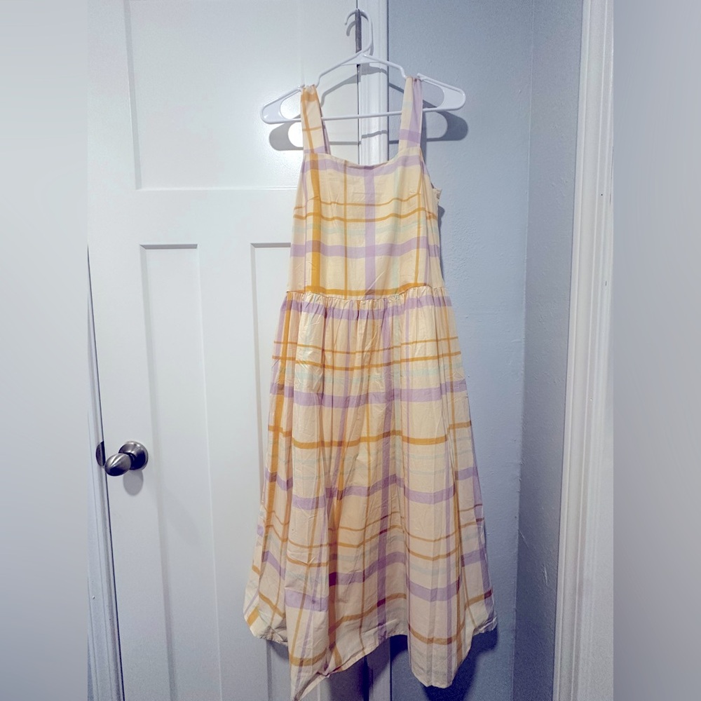 Love Bonito Faerie Gingham Dropwaist Maxi Dress XS